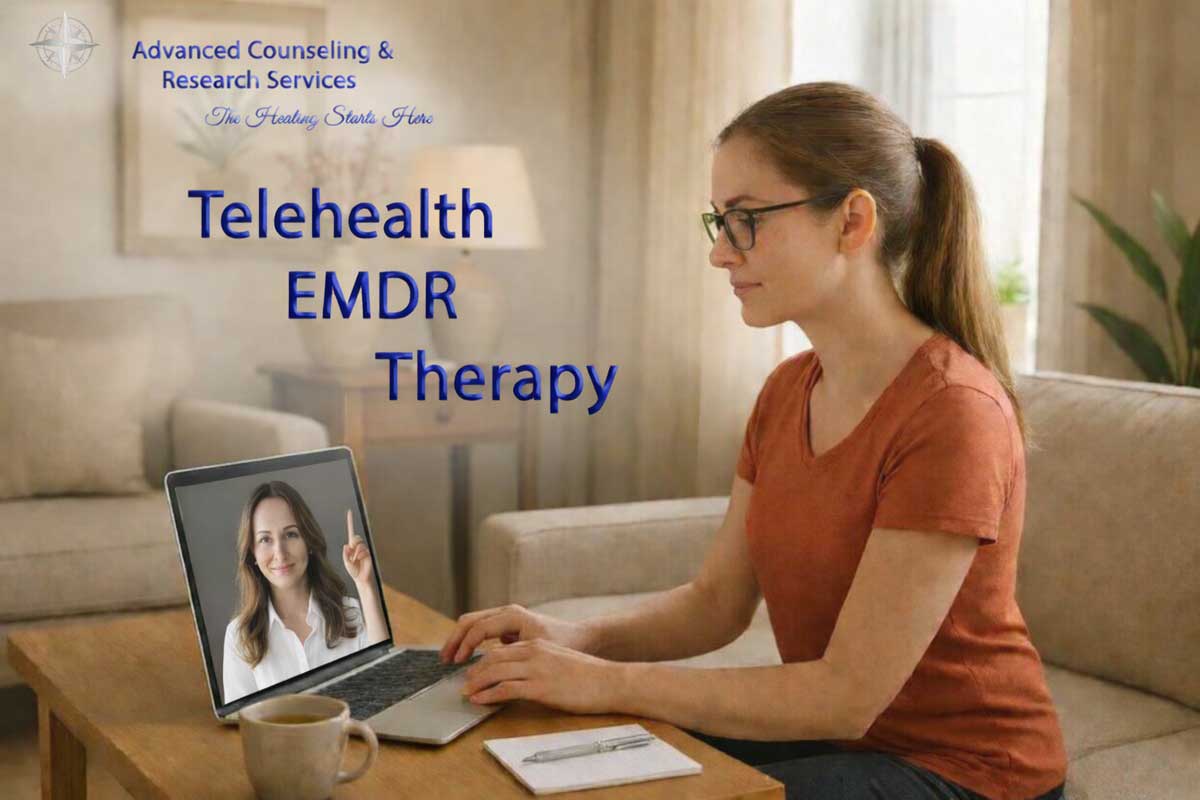 Virtual EMDR therapy session for trauma and PTSD from home in Pennsylvania or Florida
