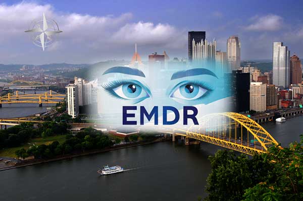 Compassionate EMDR therapist helping a client heal from trauma in Pittsburgh, PA