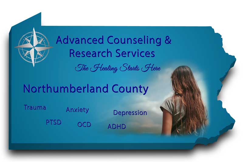 Online Anxiety, PTSD, and Trauma Counseling for Northumberland County, PA